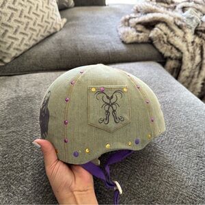 Hannah Montana Disney Green and Purple Bike Helmet